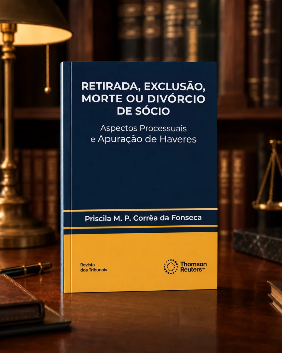 Capa de Retirada, Exclusão, Morte ou Divórcio de Sócio — 1ª edição · 2025