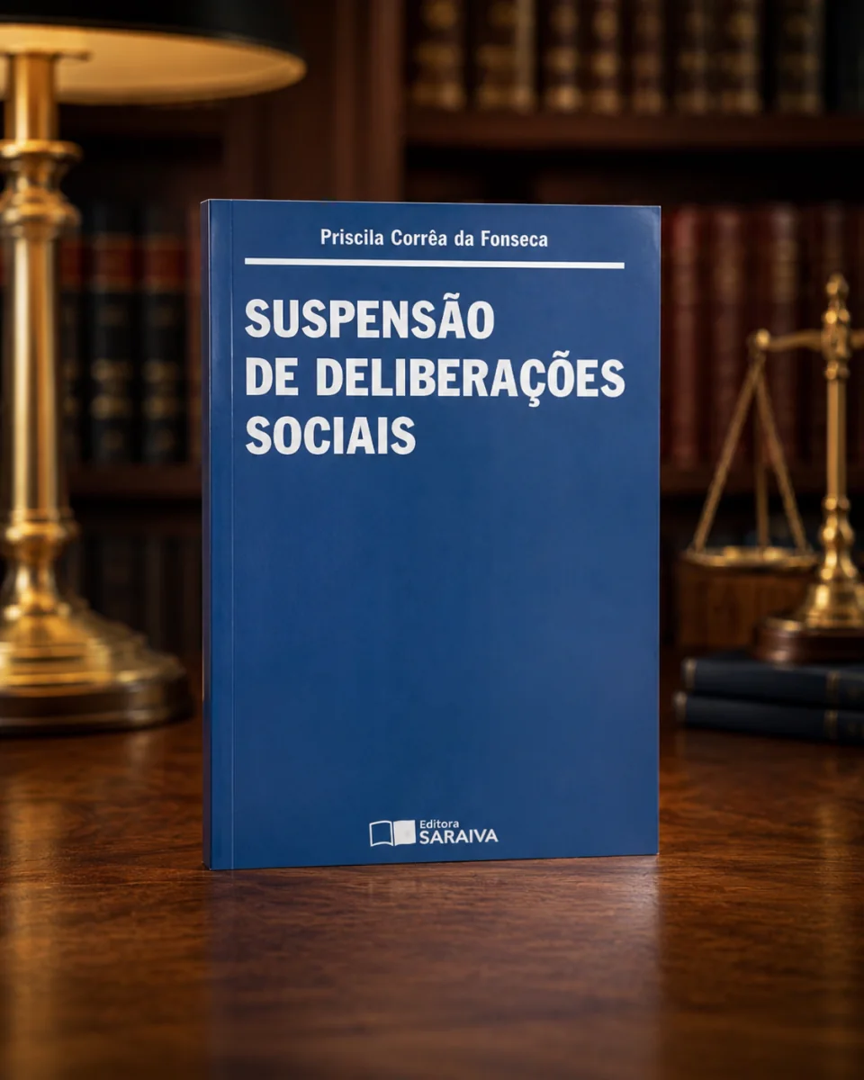 Capa de Suspensão de Deliberações Sociais — Estudo de matriz societária.